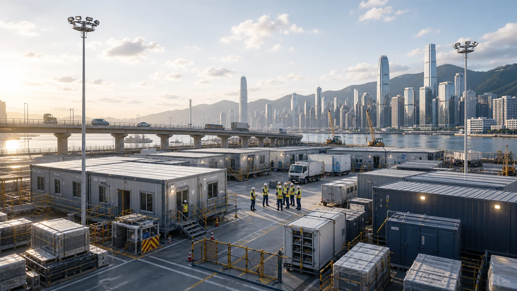 临建设施与现场保障场景图